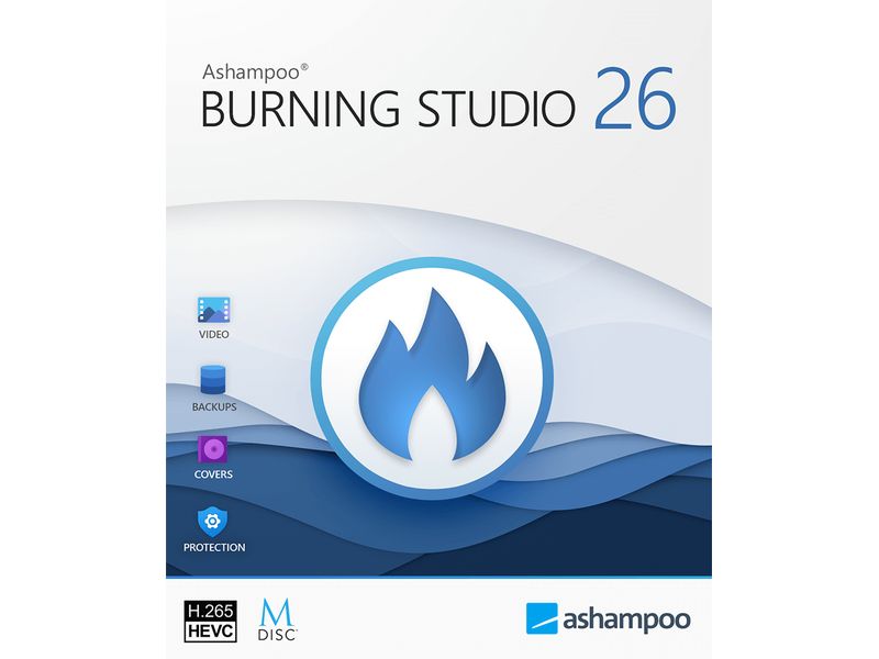 Ashampoo Burning Studio 26 ESD, Vollversion, 1 PC Der Klassiker unter den Brennprogrammen auf neustem Stand