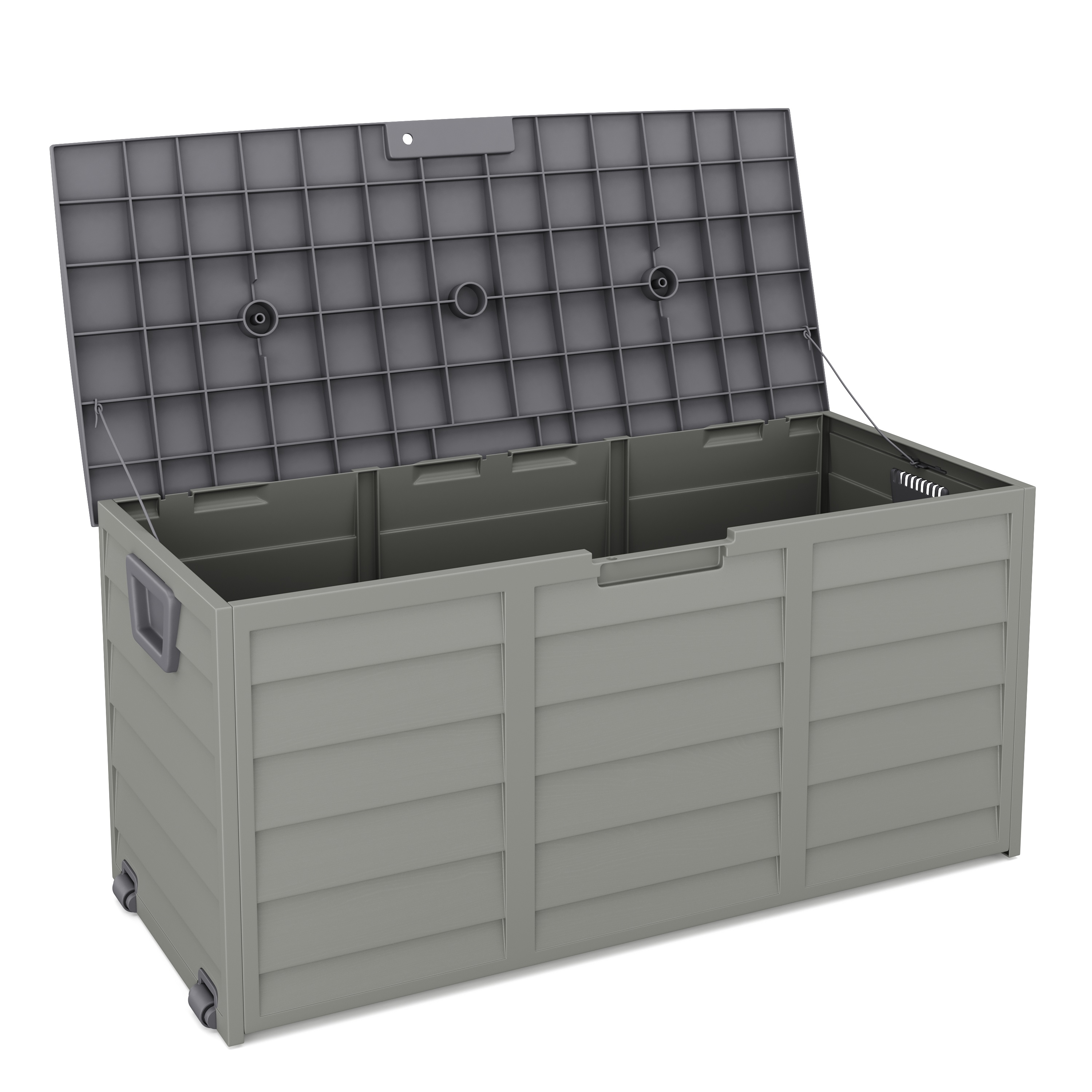 Kissenbox Gartenbox grau