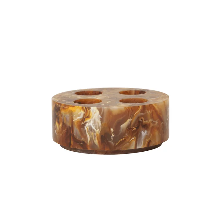 Ferm Living - Mist Zahnbürstenhalter, Multi, Ø 10 cm, sugar kelp