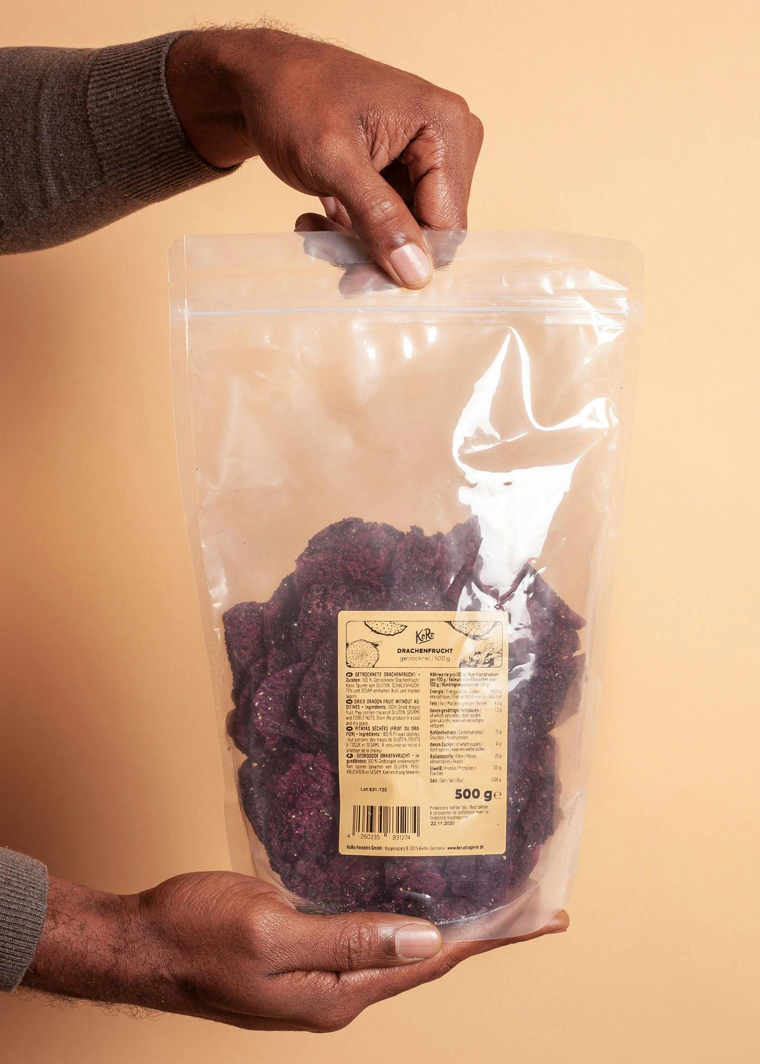 Getrocknete Drachenfrucht 500 g