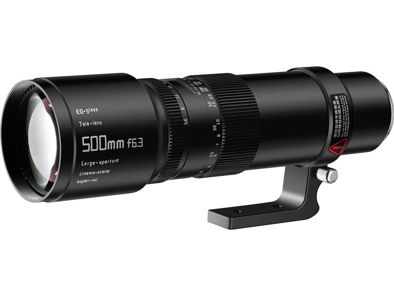 TTArtisan Festbrennweite 500mm F/6.3 – Canon EF Teleobjektiv zum Fotografieren weit entfernter Motive wie Flugzeuge, Sport, Wildtiere und mehr