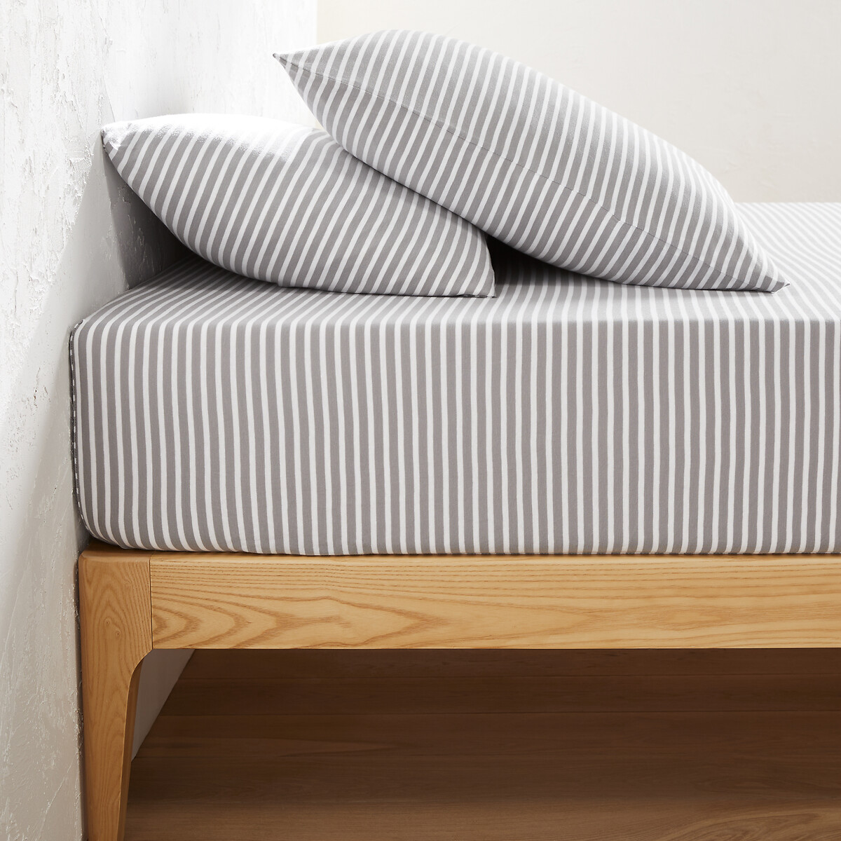 LA REDOUTE INTERIEURS<br>Lençol justo em jersey algodão/modal, dobra 30 cm Dolsi