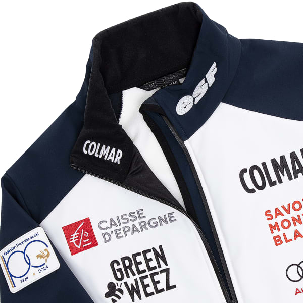 Veste softshell COLMAR M SHELL JACKET REPLICA WHITE/BLUE BLACK/ABYSS