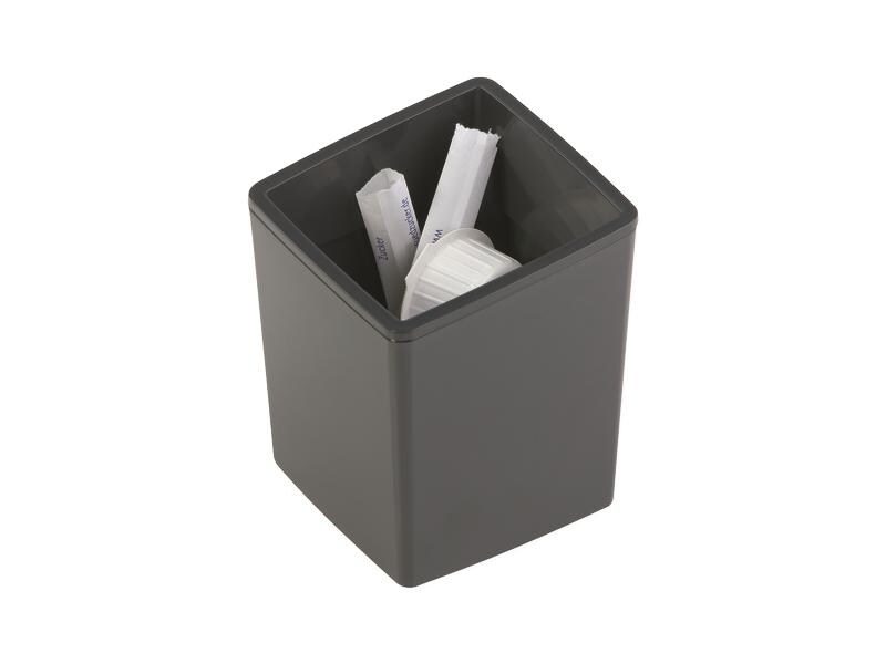 DURABLE Tischeimer Coffee Point 0.5 L, Anthrazit Mini Abfallbehälter