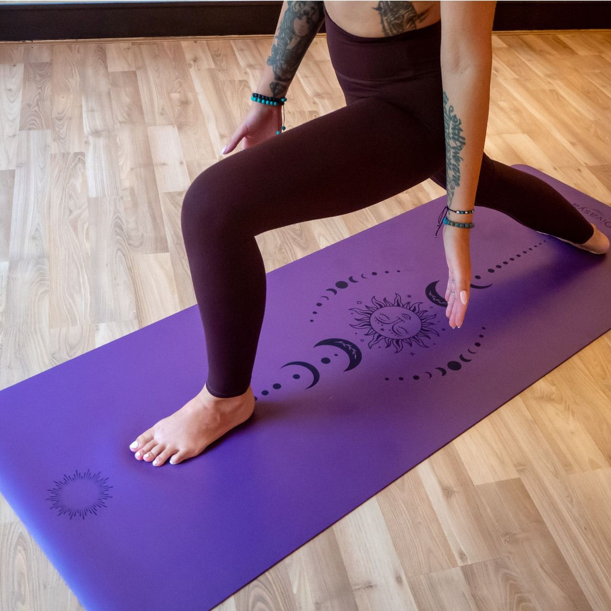 DIVASYA Yogamatte aus Eco-PU & Naturkautschuk