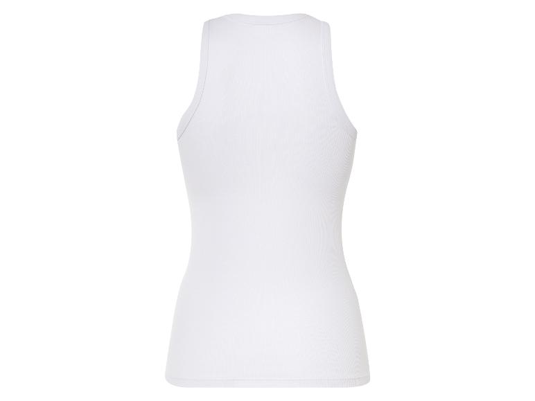 Dames geribde tanktop