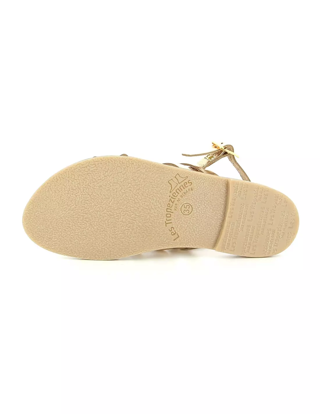 LES TROPEZIENNES DRE HERILO OR - Sandales & nu-pieds Or