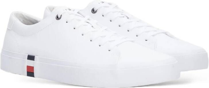 Tommy Hilfiger Sport Tommy Hilfiger Modern Vulcanized Corporate heren sneaker Wit