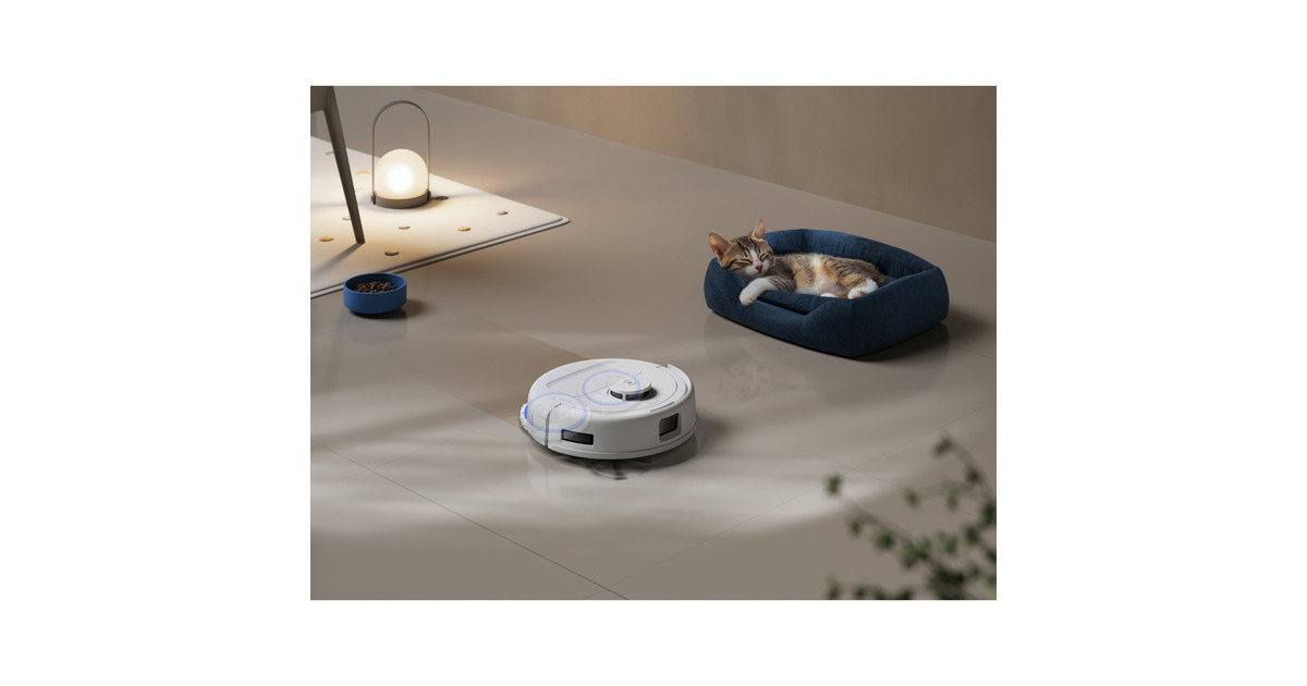 ECOVACSDeebot mini BLUE EU robotstofzuiger  (Wit/blauw, 9000 Pa)