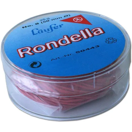 Läufer Rondella Gummiringe Nr. 8,, 50 mm, 25 g, rot