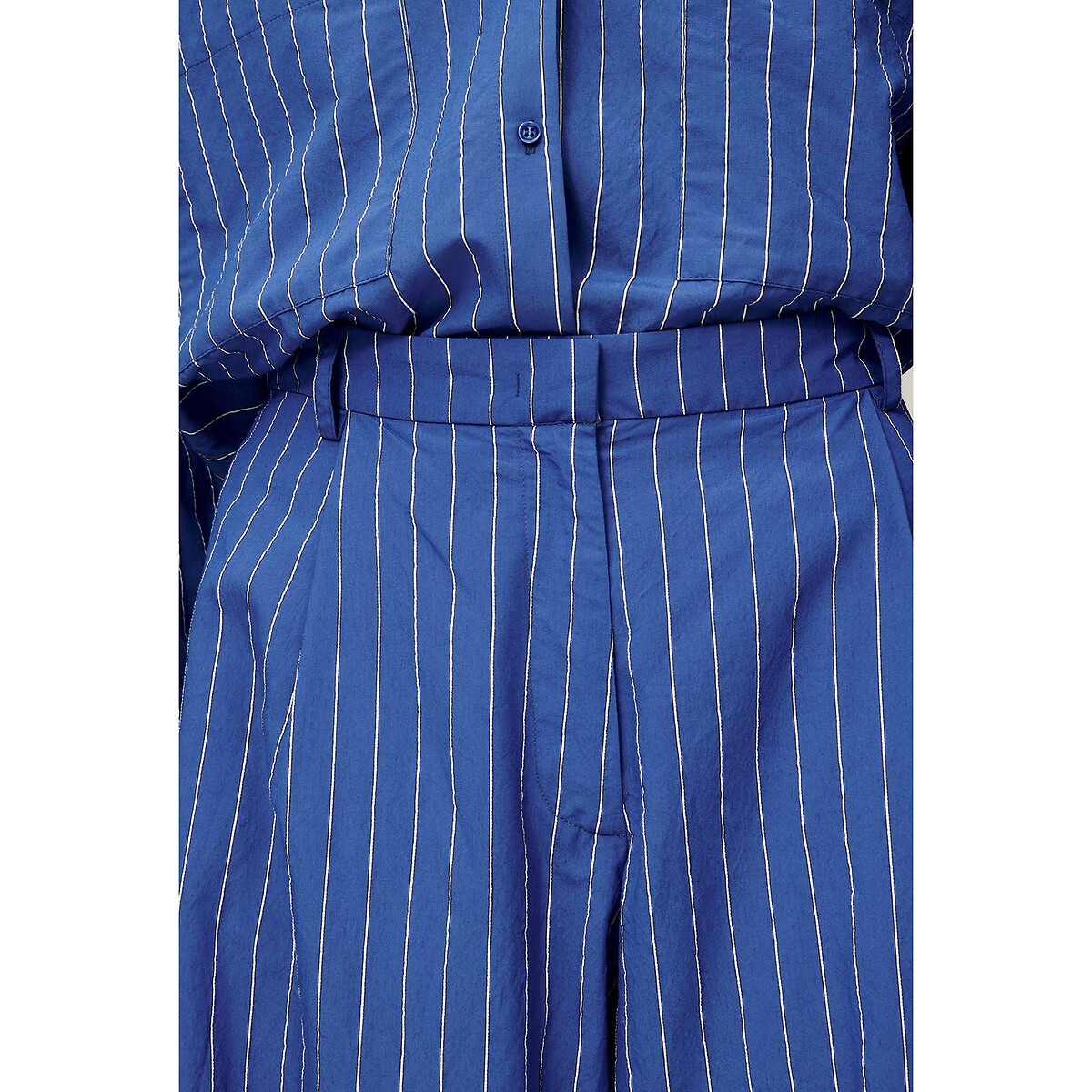 SESSUN<br>Camisa listrada folgada com bolsos, FONTANIA