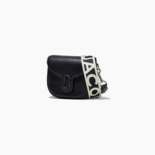 Marc Jacobs The J Marc Small Saddle Crossbody, Sort