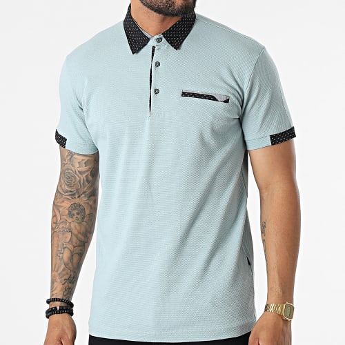 Polo Manches Courtes JP-849 Bleu Clair