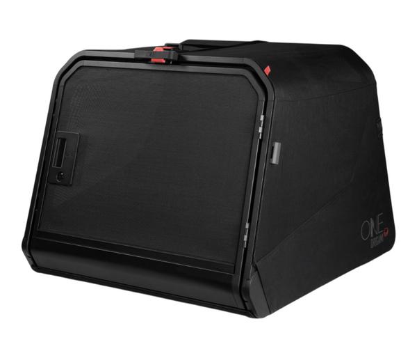 1one1 Origami Hundetransportbox, schwarz, L,