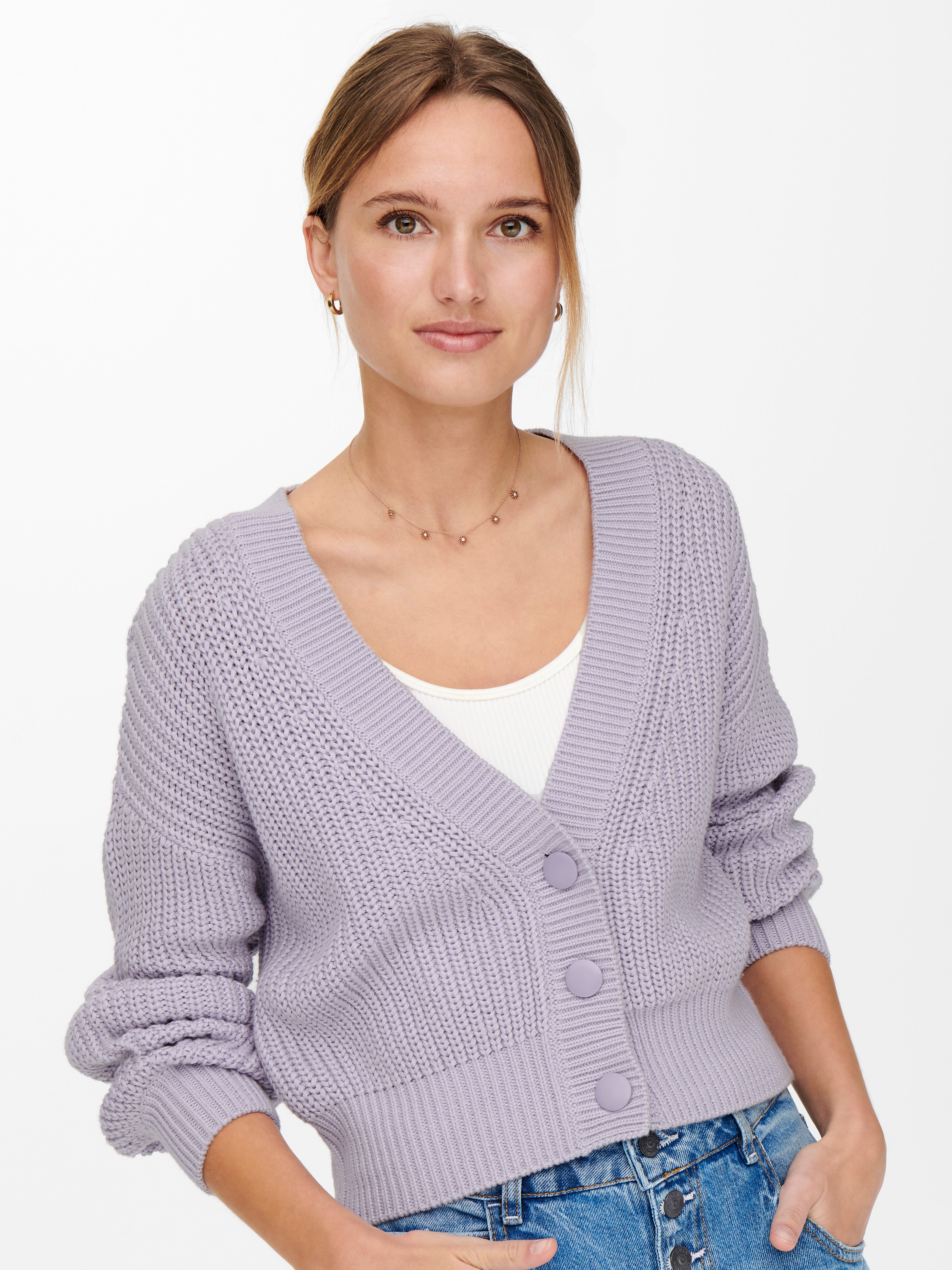 ONLMILLY Strickjacke Thistle