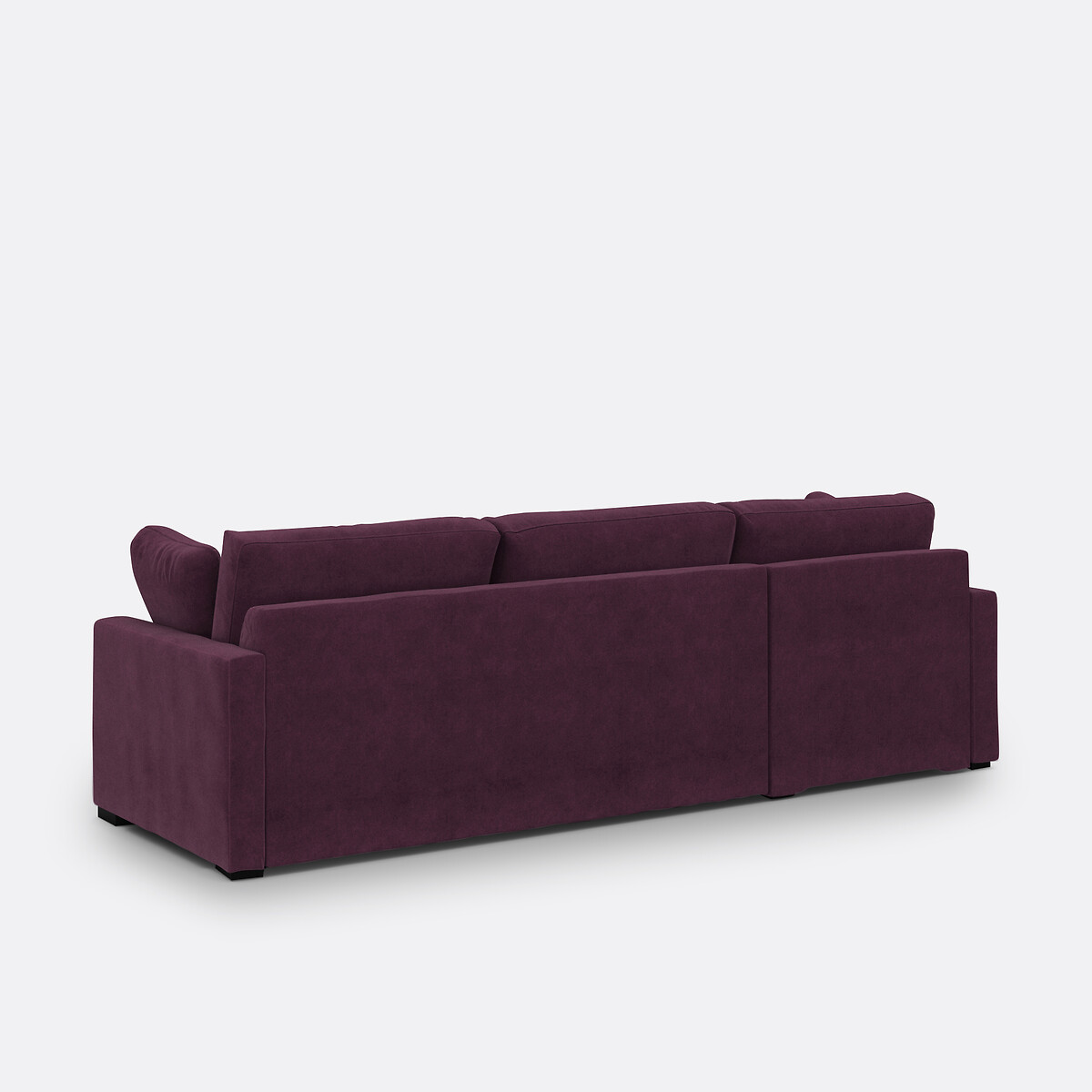 LA REDOUTE INTERIEURS<br>Sofá-cama de canto em veludo de espuma premium HR Timor