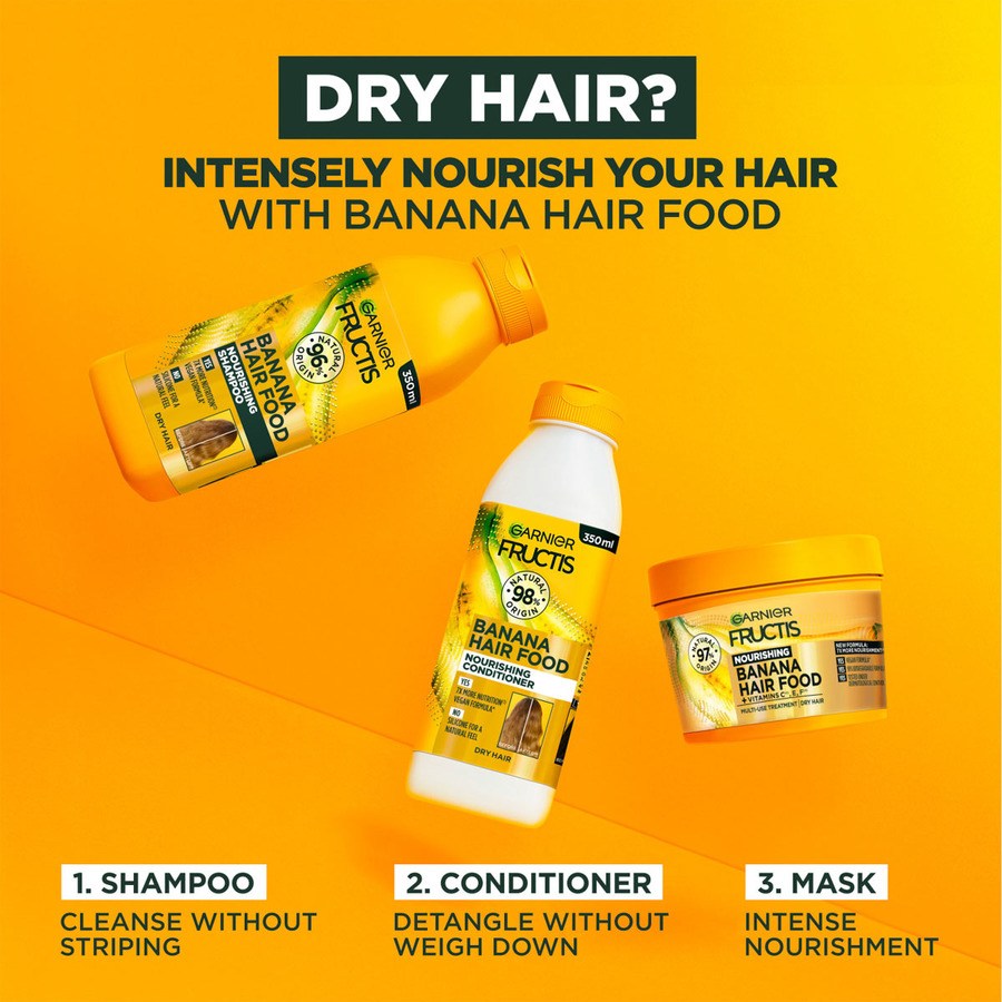 Garnier Fructis Hair Food Banana Shampoo 350ml
