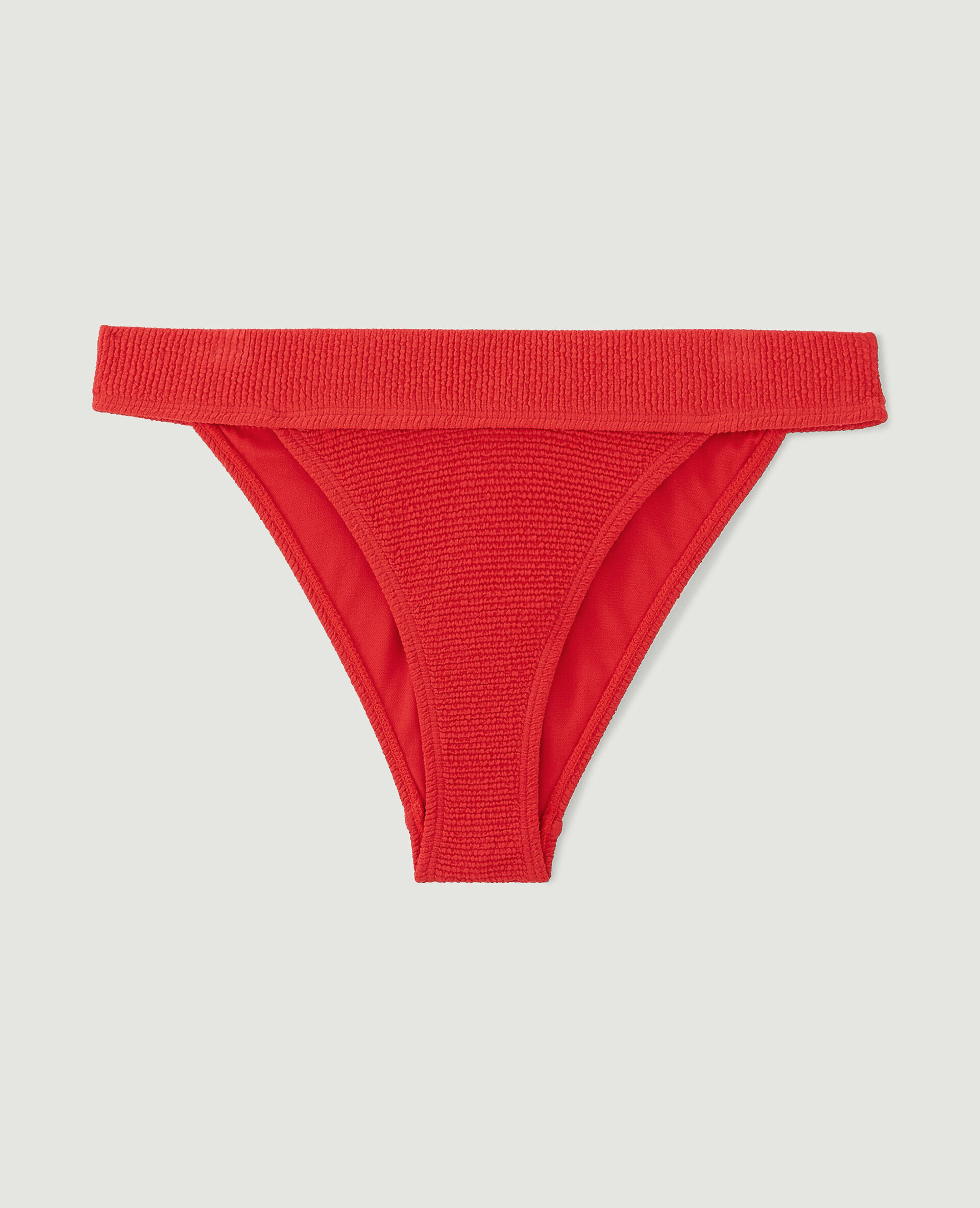 Bas de maillot culotte échancrée - Rouge