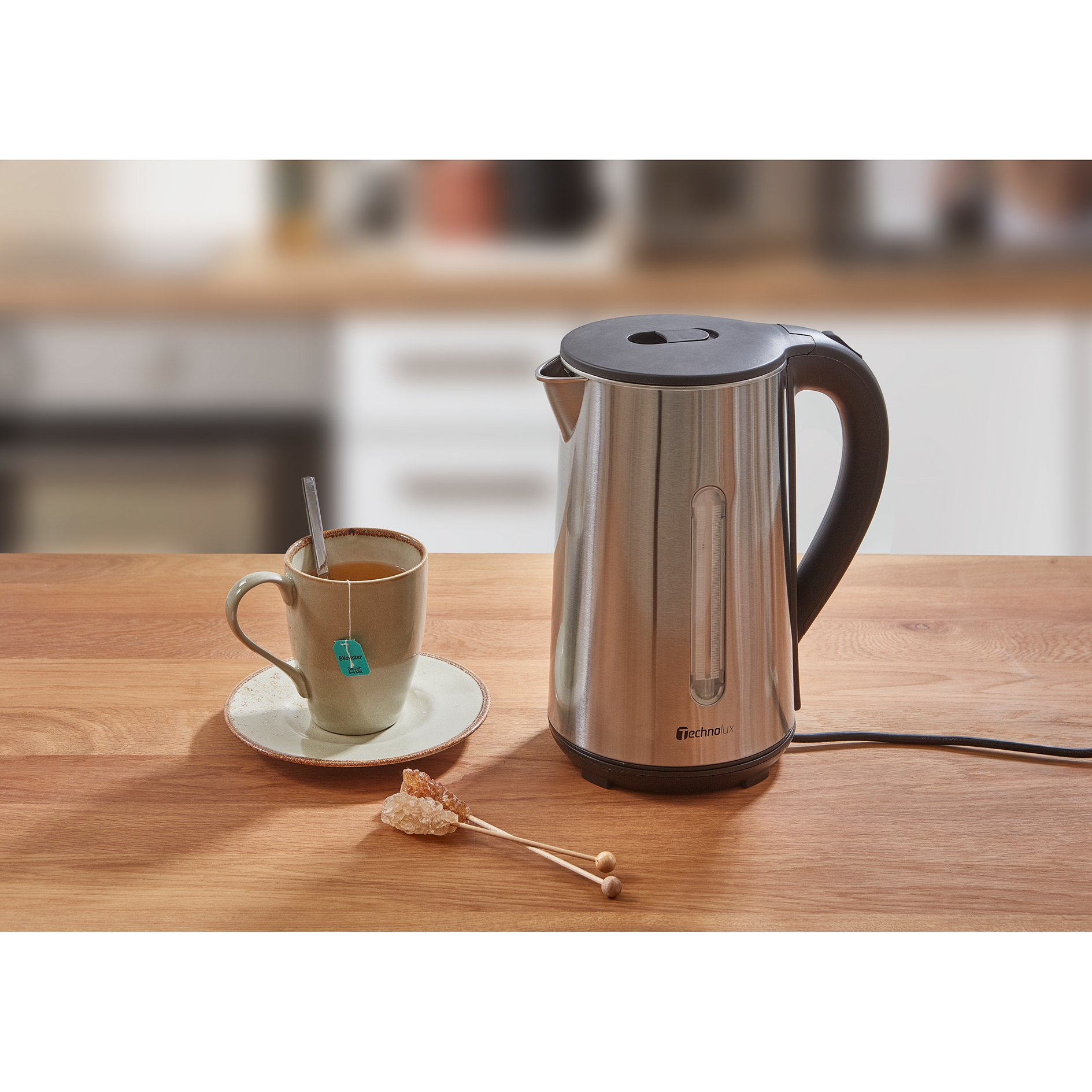 TECHNOLUX Wasserkocher - Edelstahl - 1,8 Liter