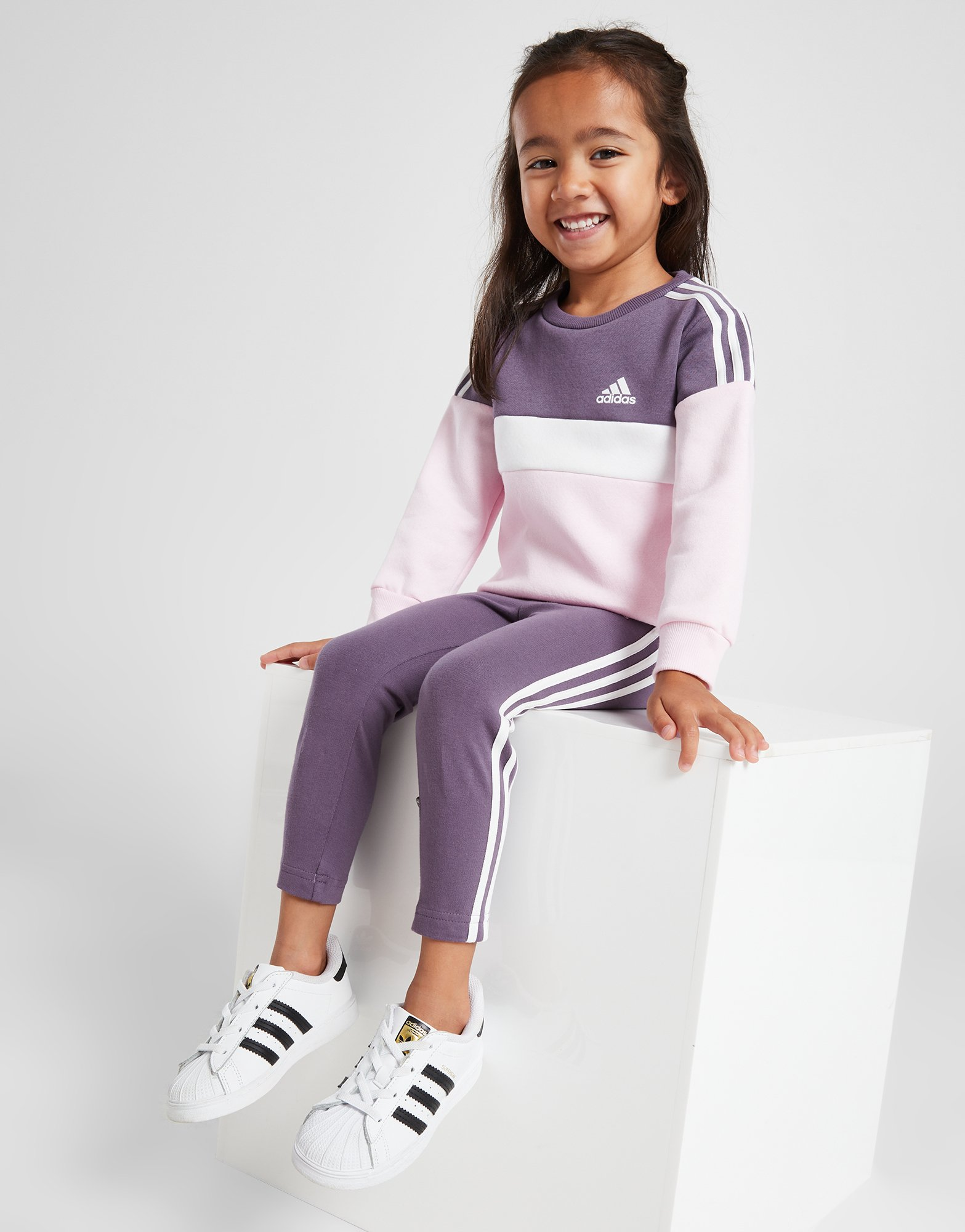 adidas Ensemble de survêtement Colour Block Bébé