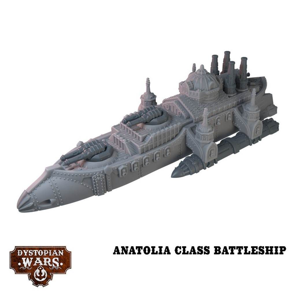 Dystopian Wars: Anatolia Battlefleet Set