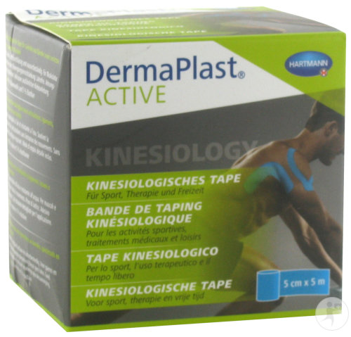 Dermaplast Active Kinesiology Bande De Taping Kinésiologique Bleu 5cmx5m 1 Pièce