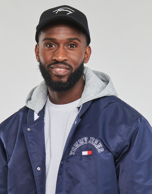 Tommy Jeans - TJM GRAPHIC SATIN BOMBER JACKET - Marine
