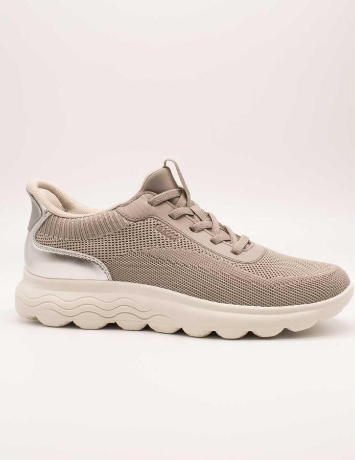 GEOX SPHERICA PLUS DAMES Sneakers GRIJS ZILVER