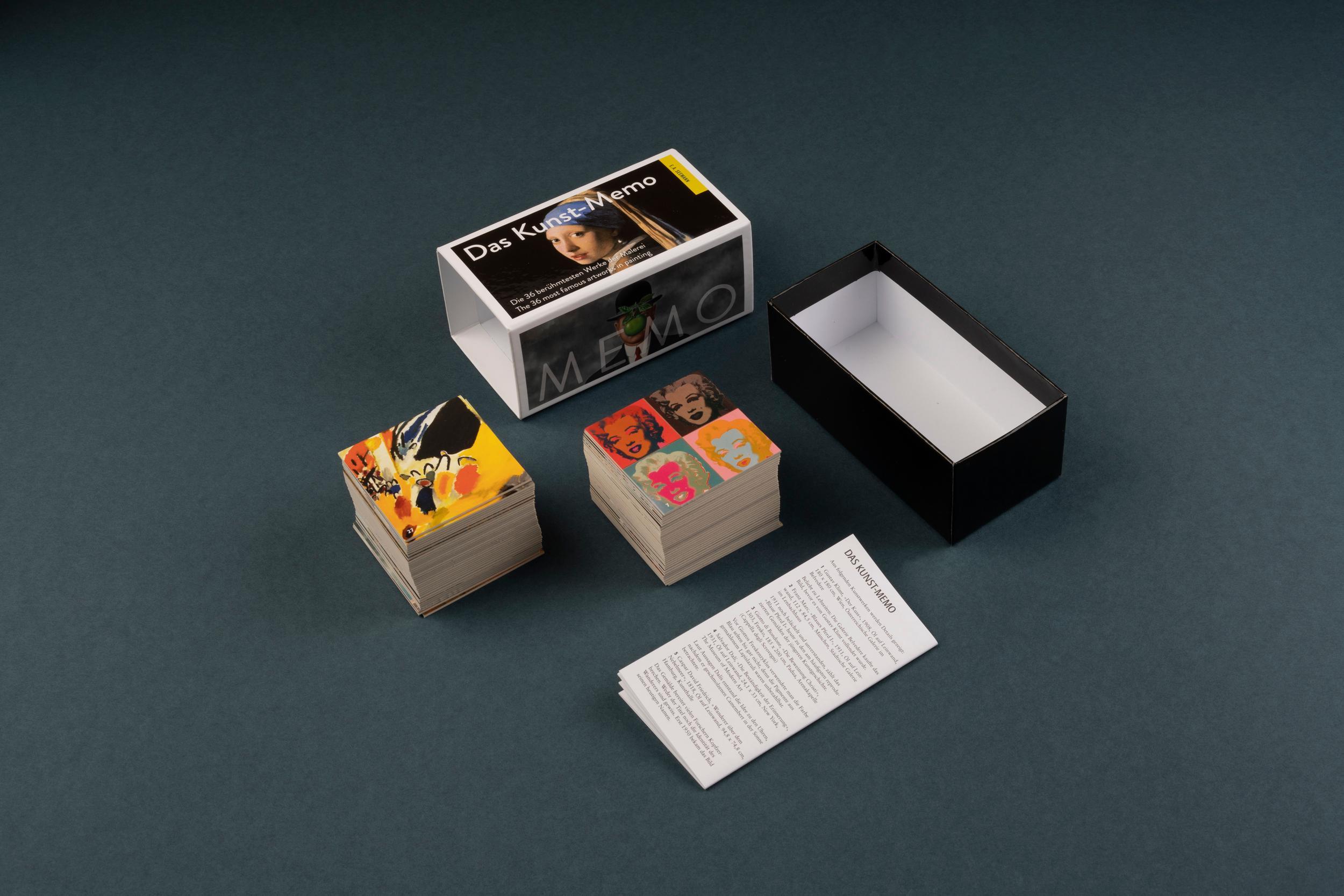 Das Kunst-Memo | The Art Matching Game, m. 1 Beilage