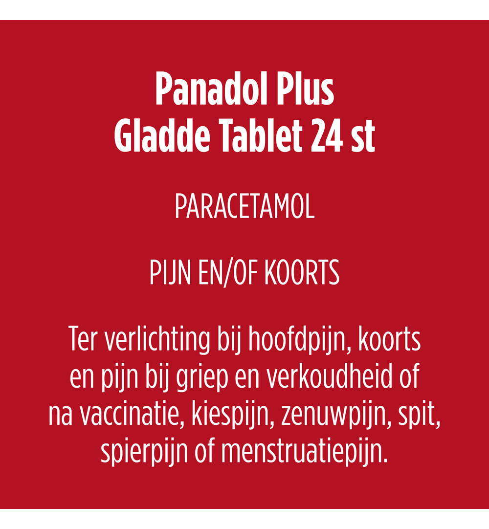 Panadol Plus glad (24 tabletten)