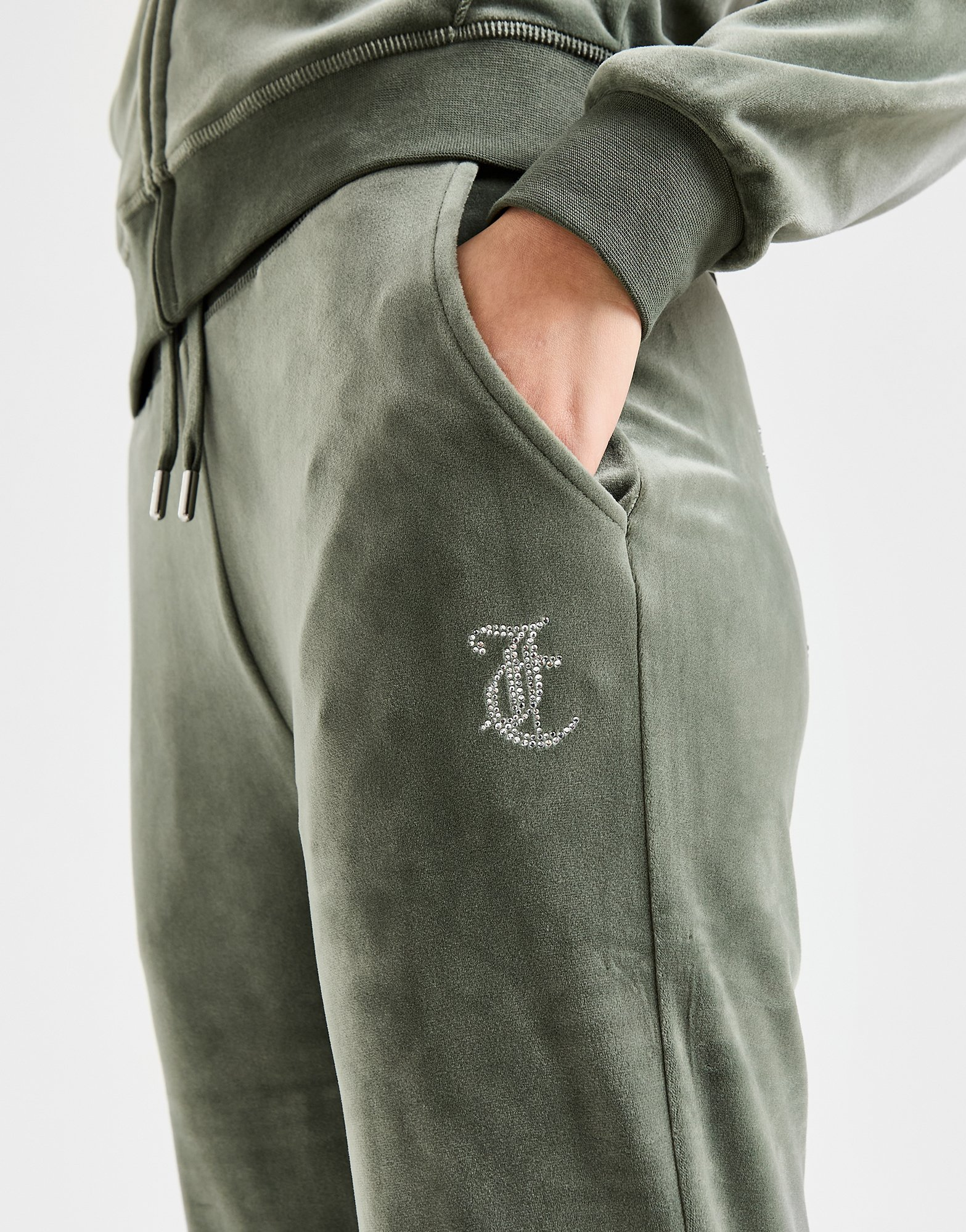 JUICY COUTURE Pantalon de jogging Diamante Velours Femme
