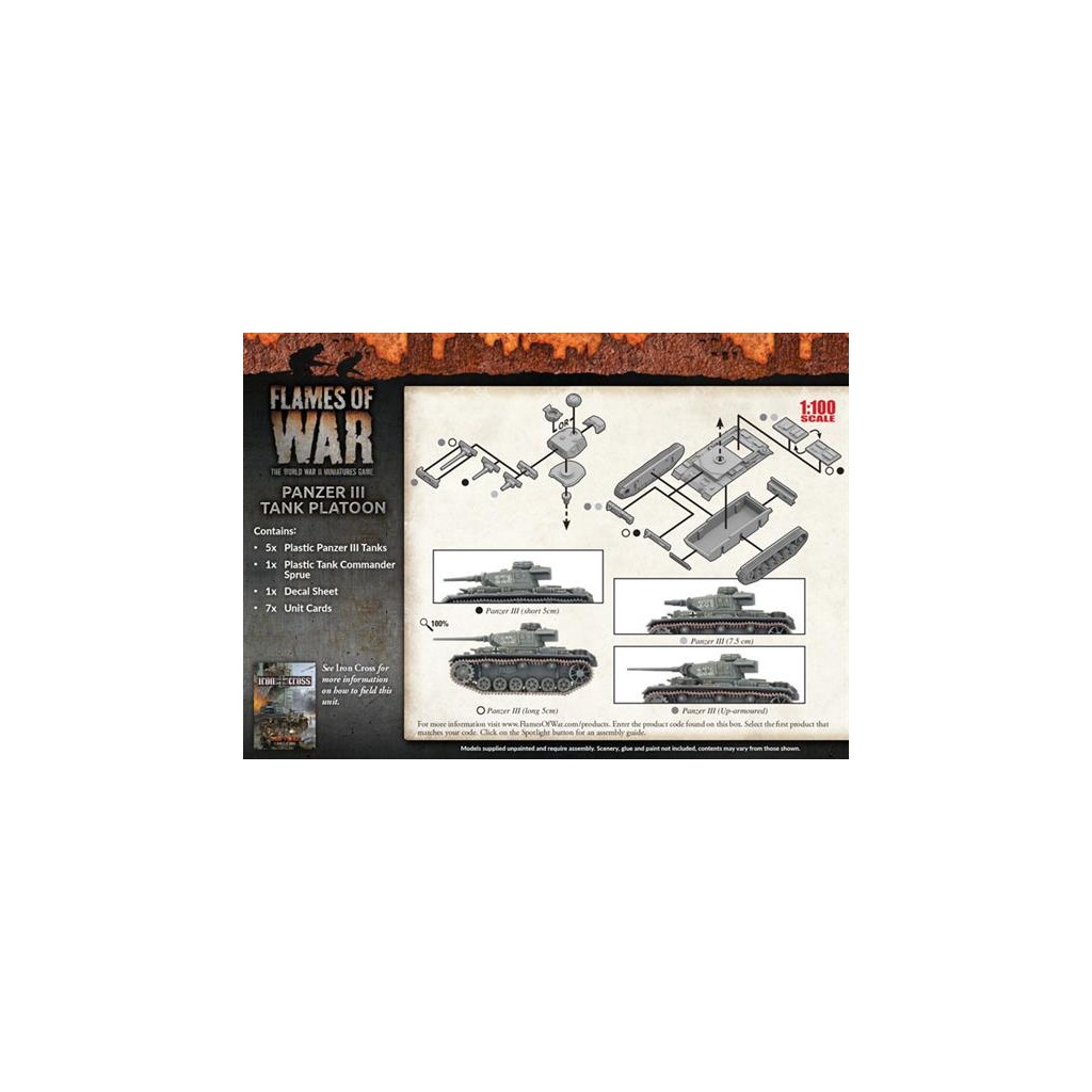 Flames of War - Panzer III Platoon