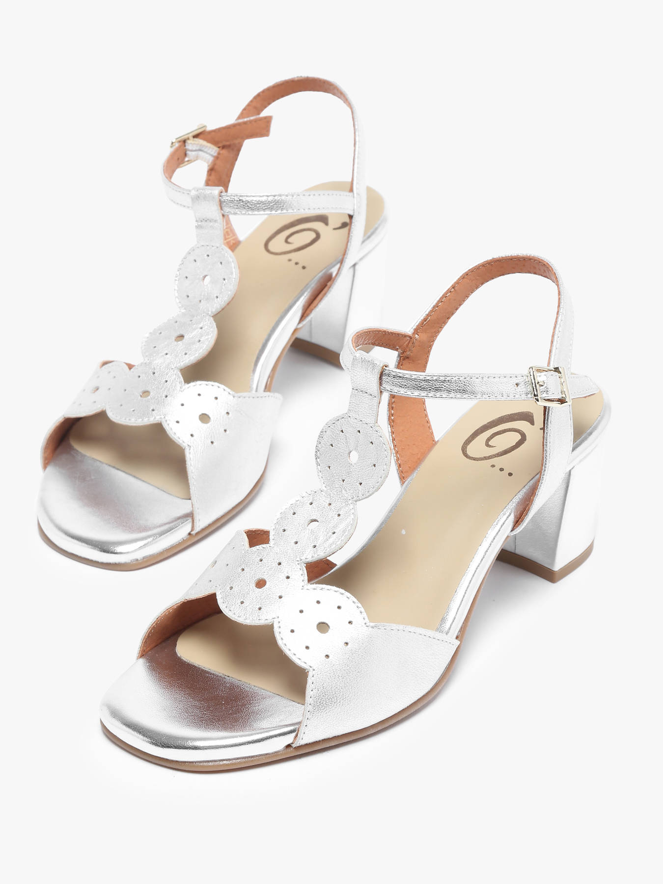 Sandales  talon en cuir ROCK AND ROSE
