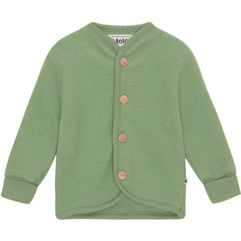 Køb Molo Moss Green Umber Fleece Jakke