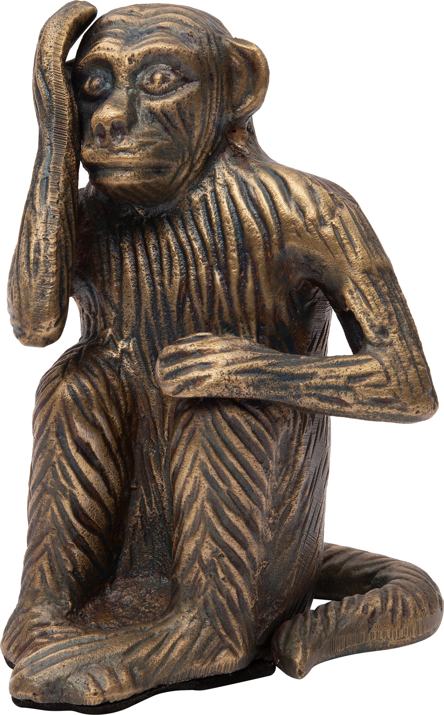 Intratuin beeld aap Jip goud 13 x 9,5 x 16 cm