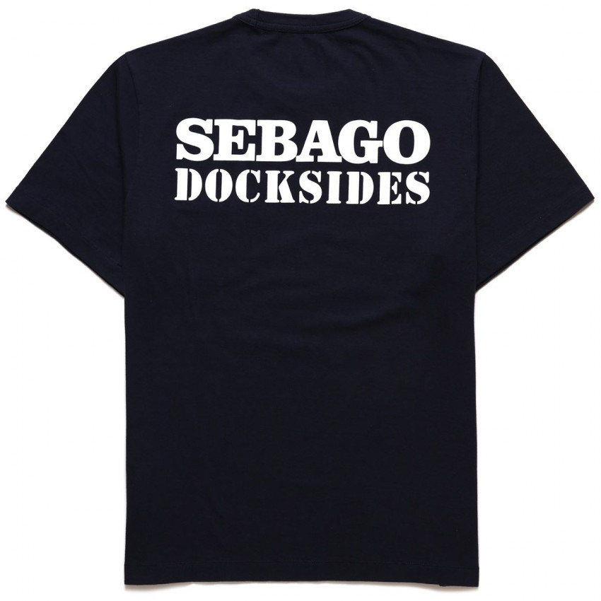 TILLIERS Blue Navy-T-shirt Sebago pour Homme