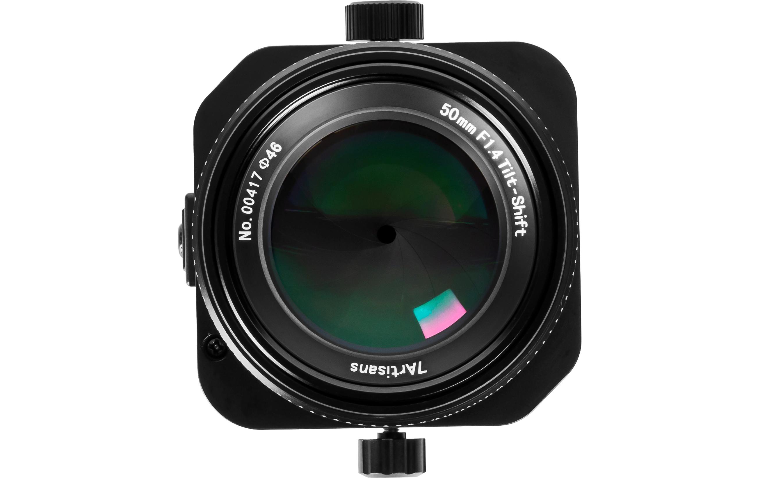 Festbrennweite 50mm F/1.4 – MFT<br>Tilt-Shift-Objektiv für Fuji X-Mount Kameras (Vollformat und APS-C)
