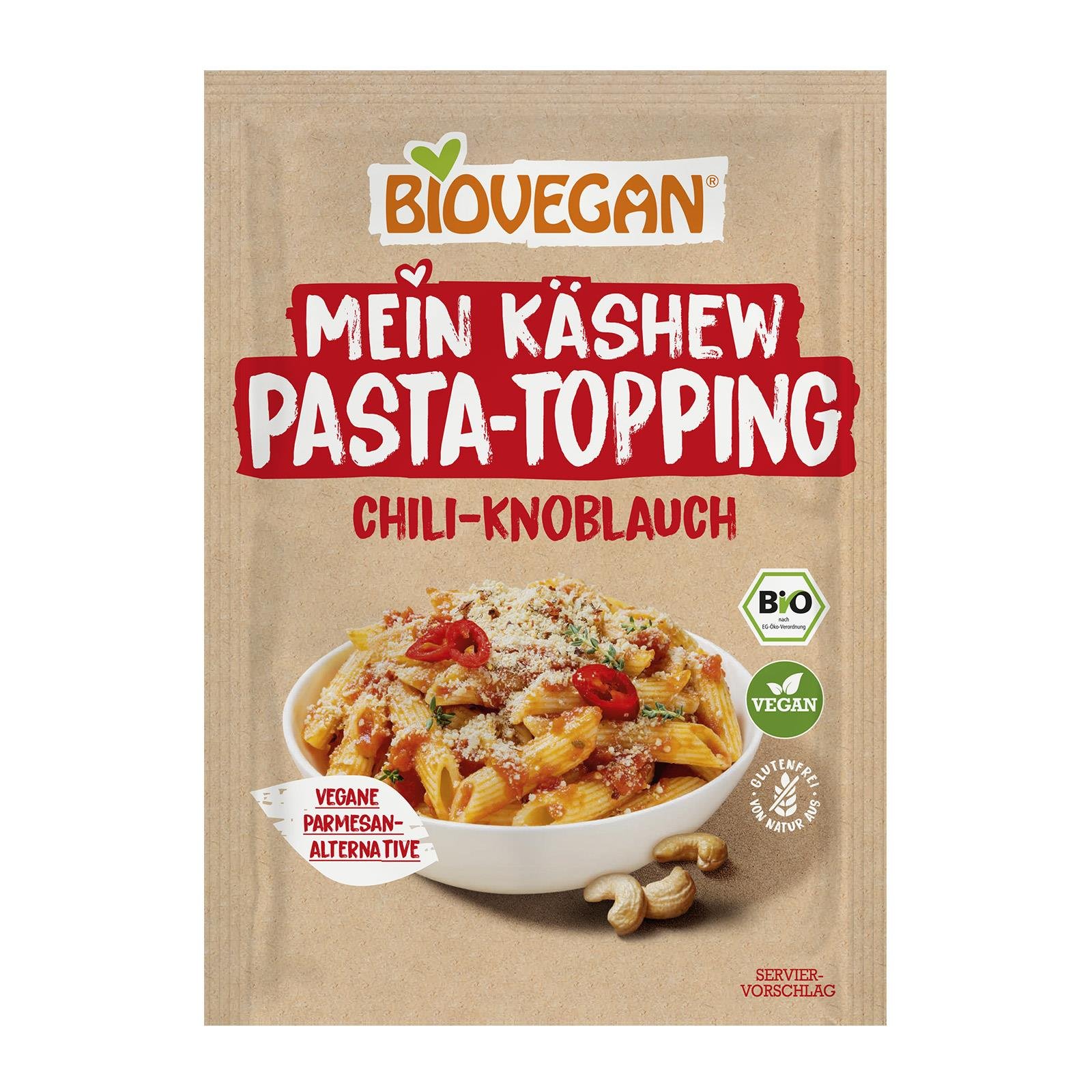 BioVegan Pasta Topping Chili Knoblauch