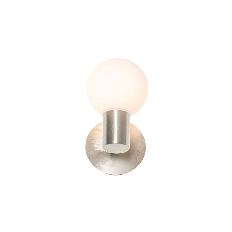 Moderne wandlamp staal IP44 - Cederic Up