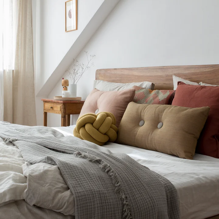Design House Stockholm - Knot Kissen, navy