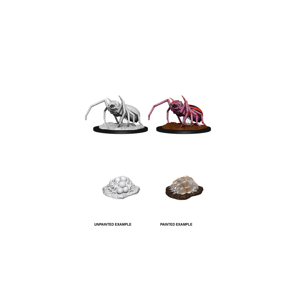 D&D Nolzur's Marvelous Unpainted Miniatures: Giant Spider & Egg Clutch