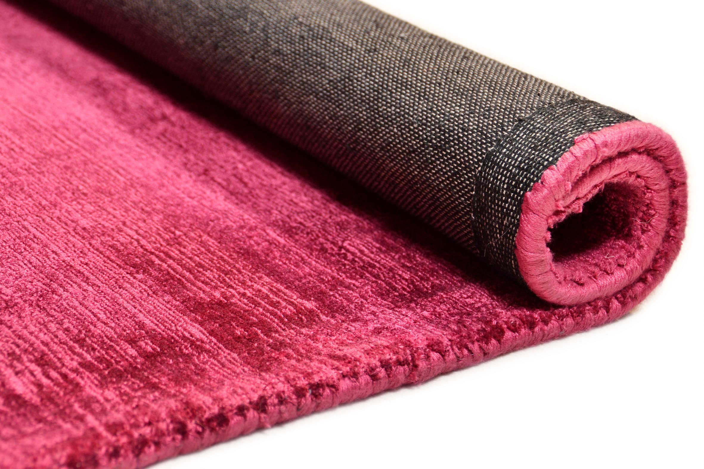 TOM TAILOR HOME Teppich »Shine uni« rechteckig 8 mm Höhe Handweb Teppich, 100% Viskose, handgewebt, mit elegantem Schimmer