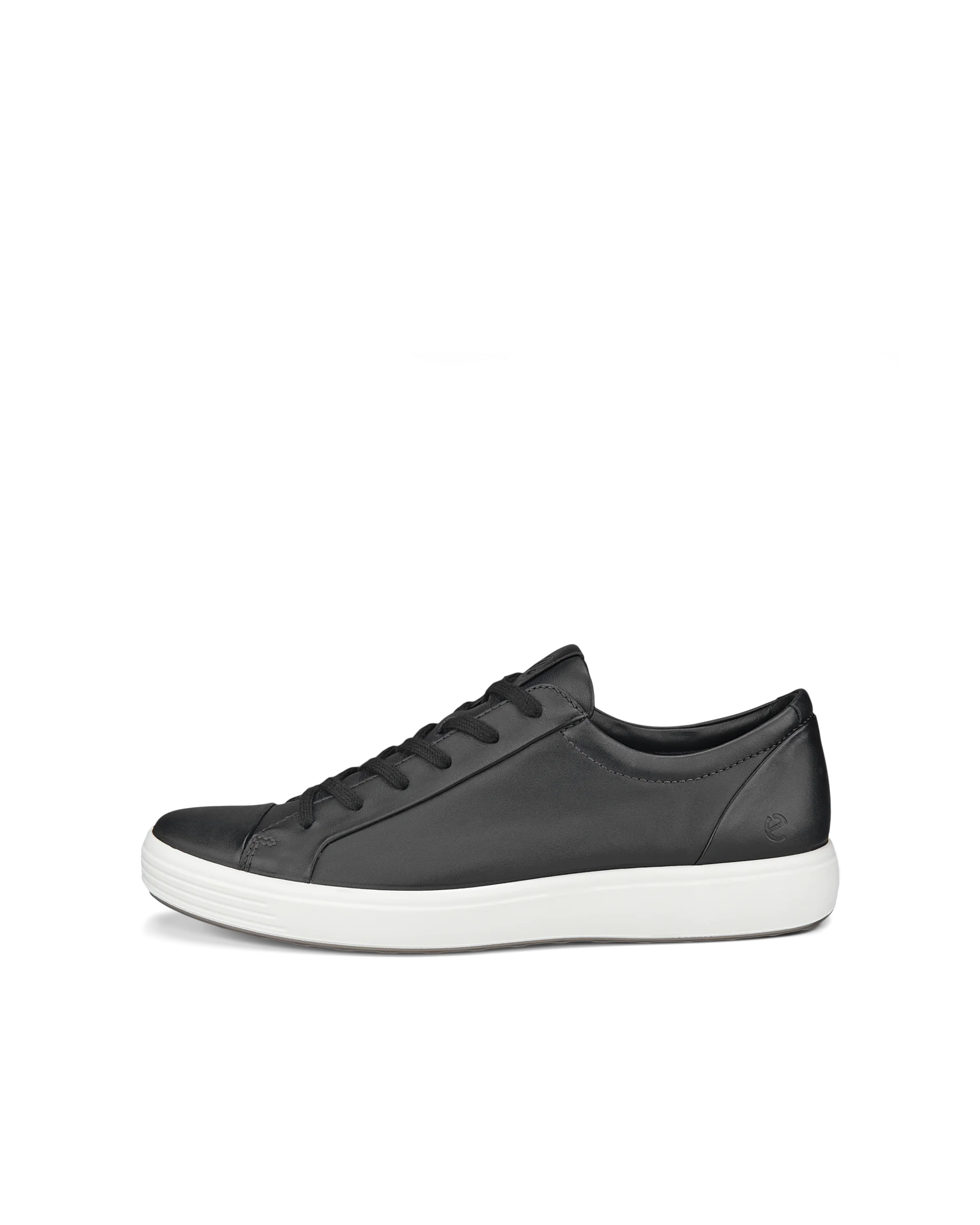 ECCO SOFT 7 M Herren Ledersneaker Schwarz