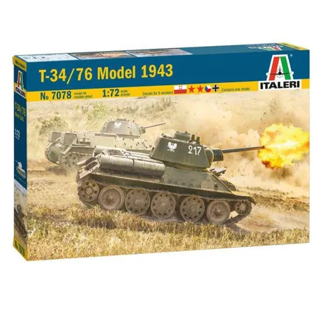 Italeri T34/76 Mod. 43, 1:72