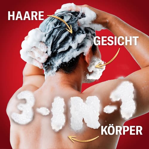Old Spice Rockstar Männer 3-in-1 Haar-Gesicht-Körper-Shampoo