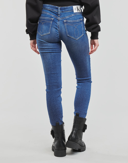 Calvin Klein Jeans - MID RISE SKINNY Azul / Medium