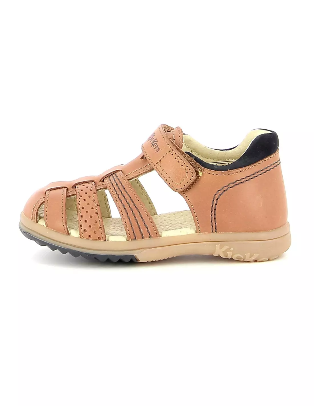 KICKERS PLATIBACK - Sandales & nu-pieds Camel