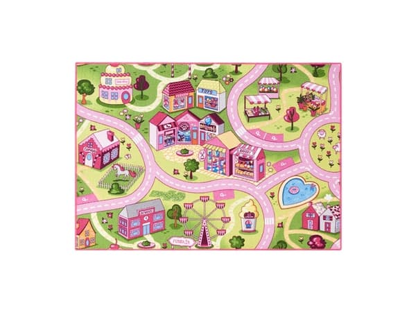 Legetæppe - Pink tivoli - 95 x 133 cm