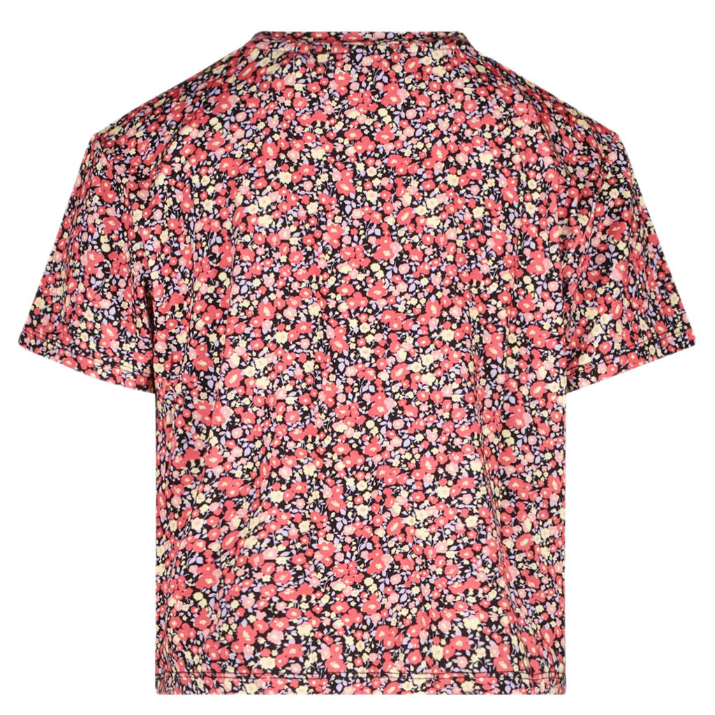 Cars gebloemd T-shirt Alia rood/multi