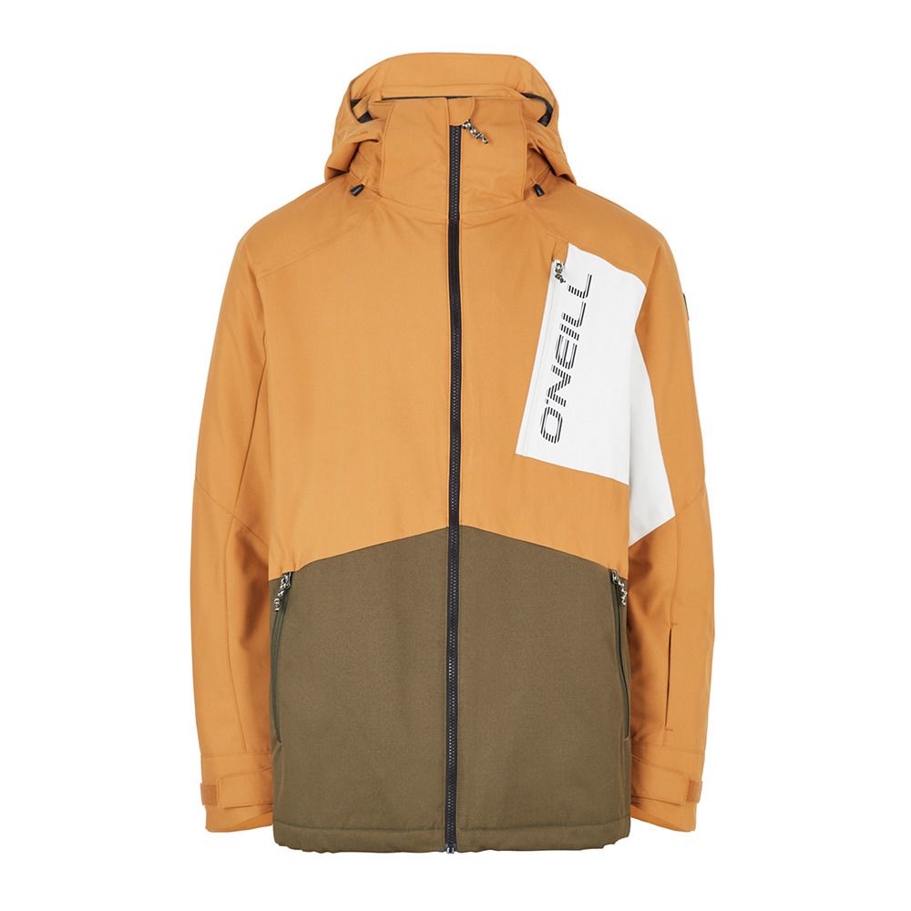 O'Neill JACKSAW - Veste ski Homme rich caramel colour block